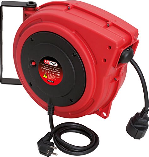 ***KABELTROMMEL 230V AUTOMATISK 20M FOR VEGG KS-TOOLS