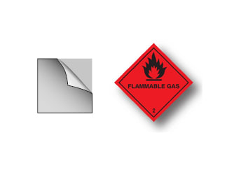 ADR-fareskilt Kl.2.2 sjø/fly