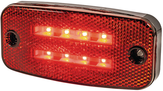 Markeringslys LED + bremselys rød