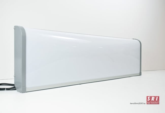 Lysskilt AeroslimLED 30x140cm