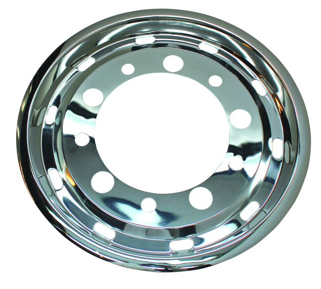 Kapsel foran 22,5" rustfri D37 offset120