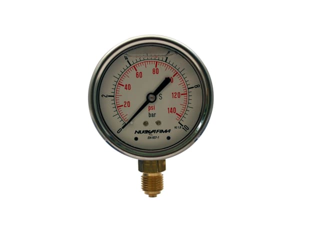 MANOMETER 63MM 1/4