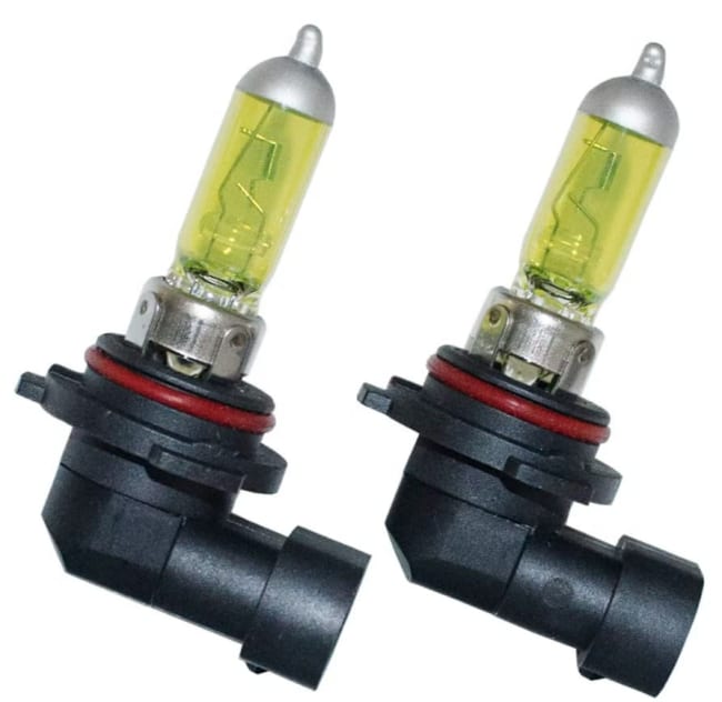 Pære 24V H11 2pkn gul