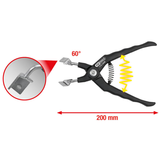 RELETANG 45° VINKEL KS-TOOLS