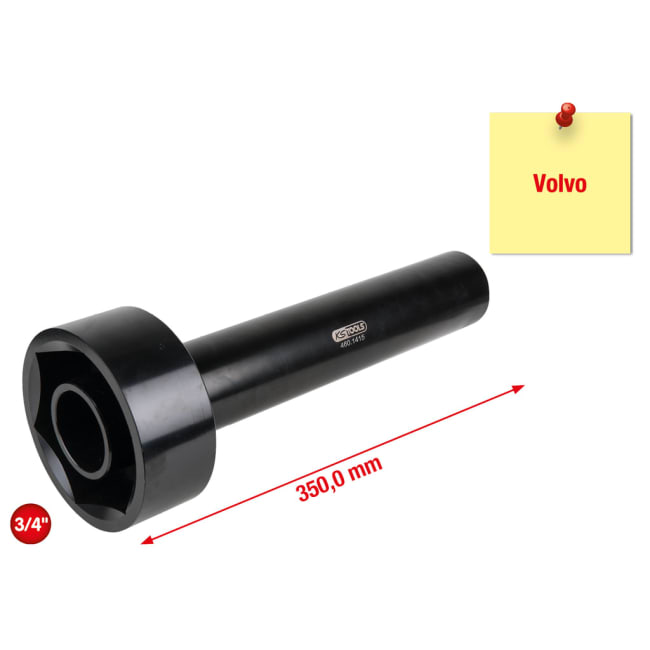 Pipe aksel mutter 95mm 3/4"