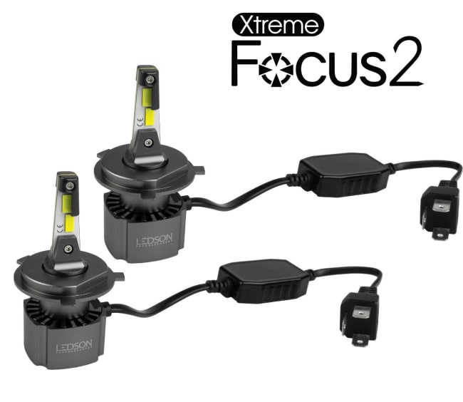 Pære Led H4 Xtreme Focus 2pkn