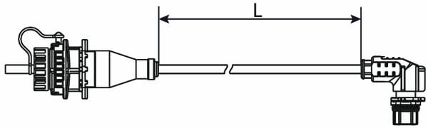 EBS-E Can diagnosekabel 4000mm