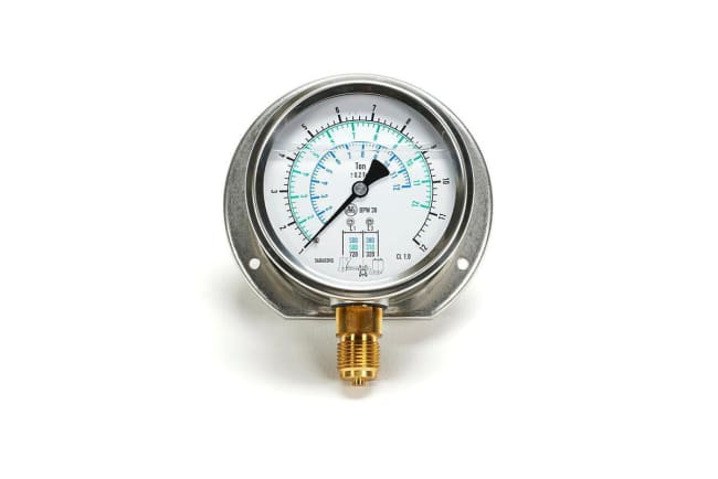 Manometer akseltrykk