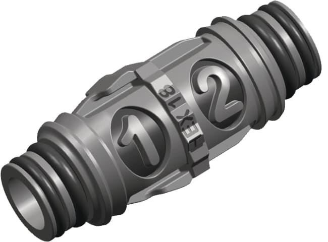 Rørskjøt liten PVC  ABC