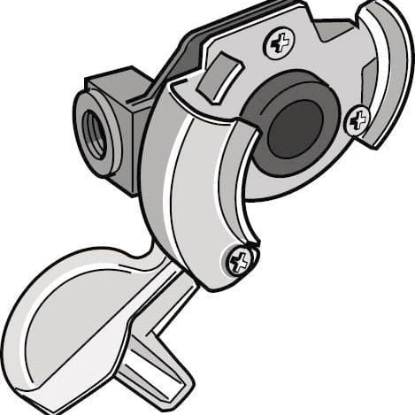 Luftkobling styreledning gul