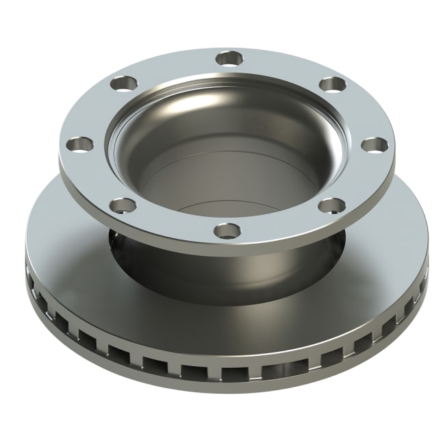 Bremseskive 19,5 8-bolt