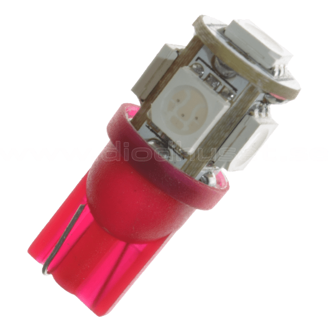 Diodepære Rød 24V W5W Ledson