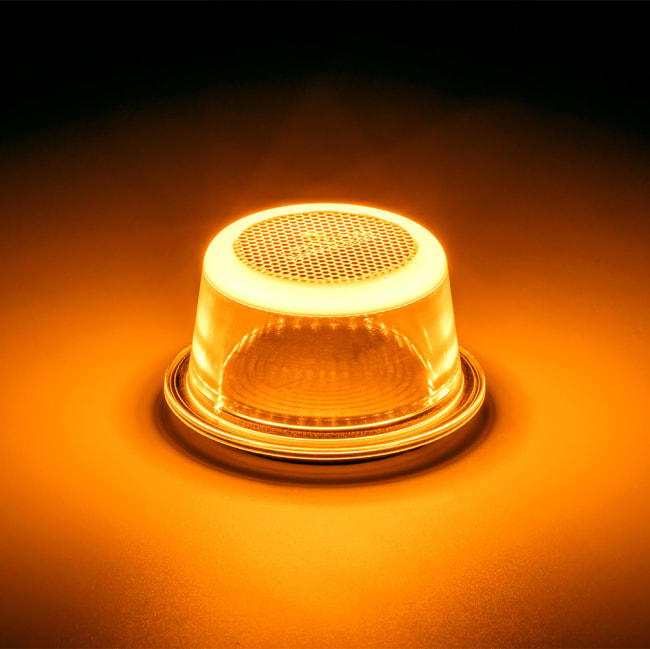 Markeringslys LED Halo smoke oransje