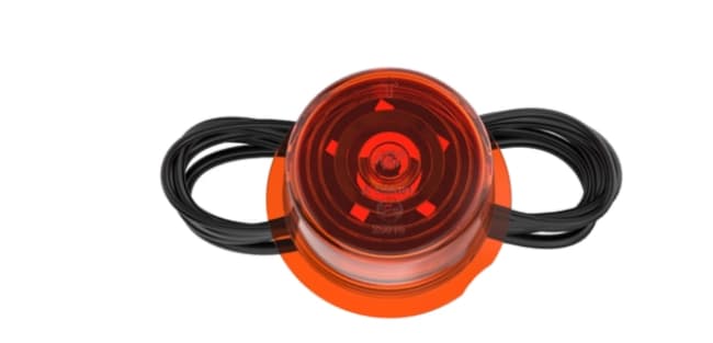 Markeringslys innsats oransje 6-LED