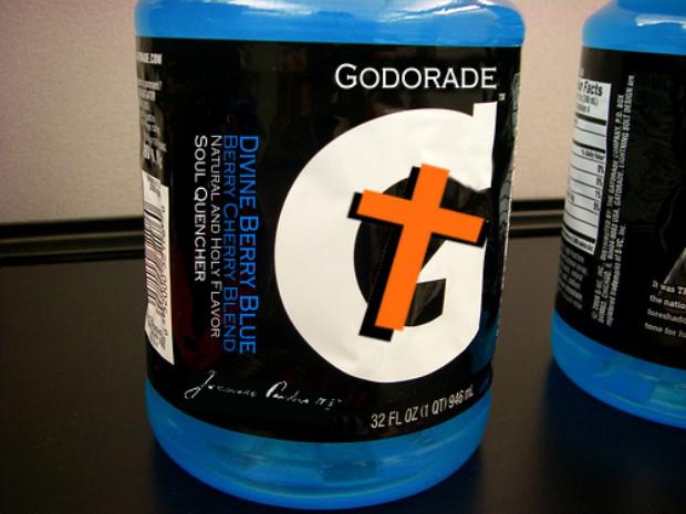 Vosgee Gyank Donates to Vatican. Receives “Godorade,” Blessed Sports Drink.