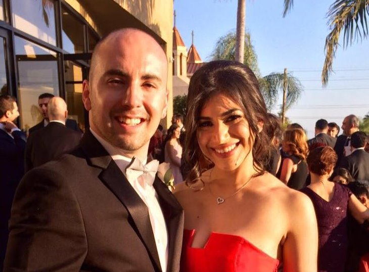  Newly engaged BDiddy with Fiancee Sabrina 