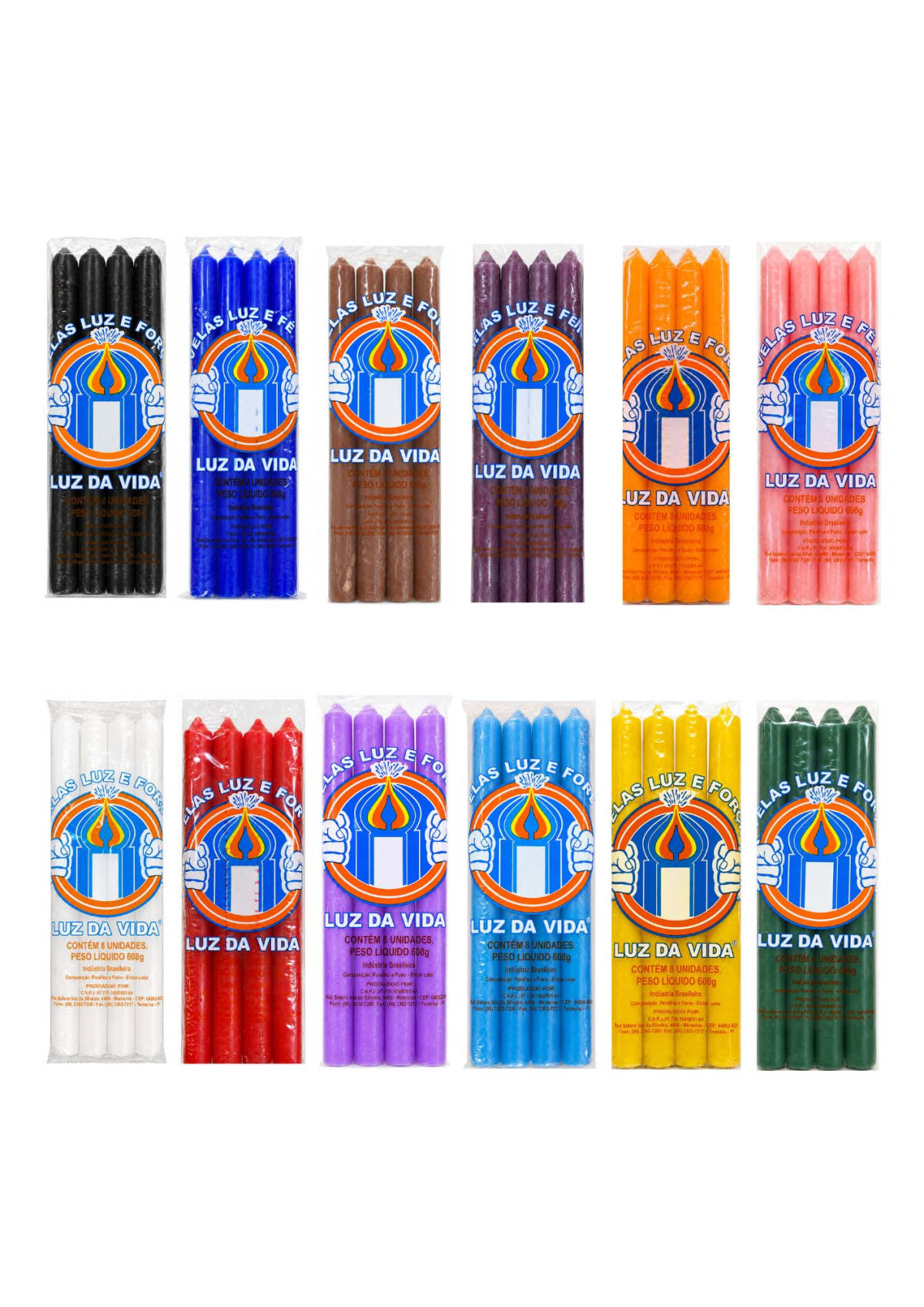 Vela de Força 608g Pacote