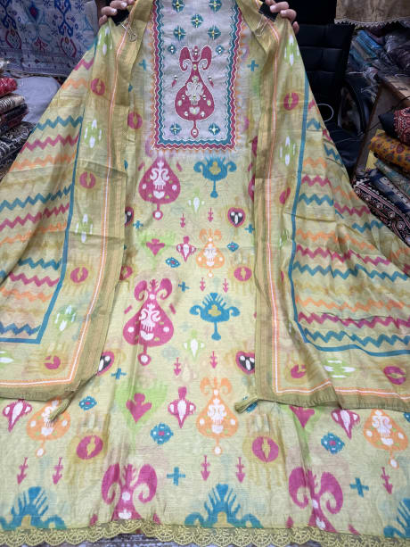 Ikkat Maheshwari Silk