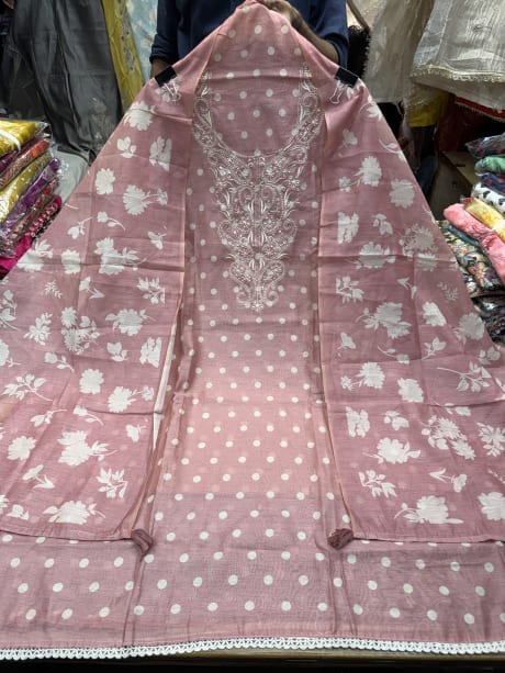 Polka Dots Maheshwari Silk