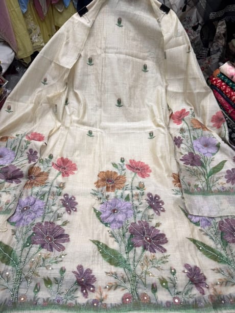 Jamdani Cotton flower design 