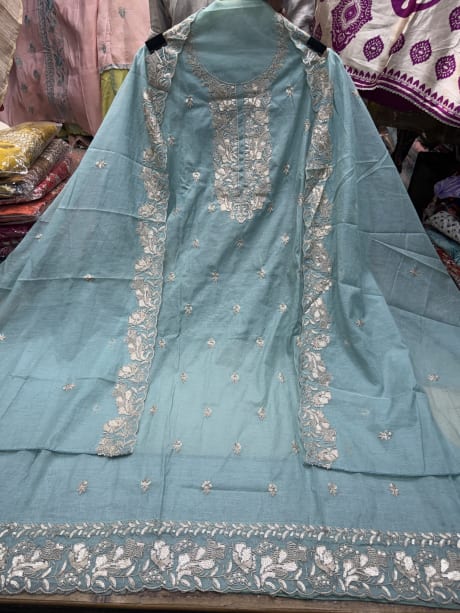 Mul Cotton with embroidery 