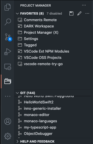 Tối ưu Visual Studio Code Phần 1 - 30 Extension VSCode tăng hiệu quả công việc 53 Project manager Ext