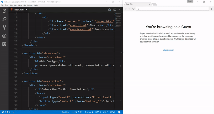 Tối ưu Visual Studio Code Phần 1 - 30 Extension VSCode tăng hiệu quả công việc 50 Live Server