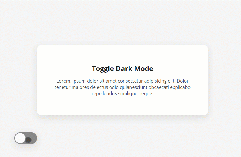 3 cách xây dựng dark mode cho website 6 Result toggle dark mode
