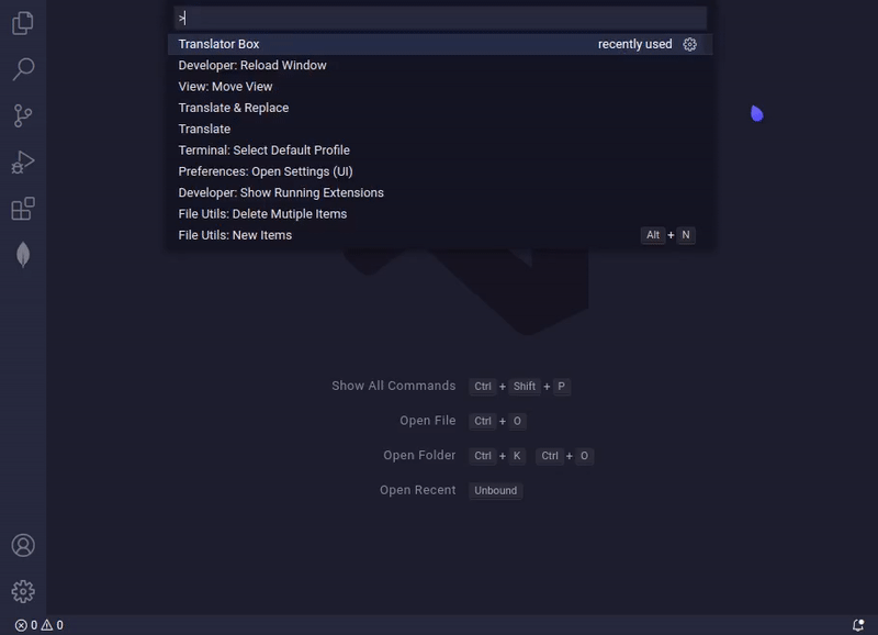 quick translate extension quick translate extension
