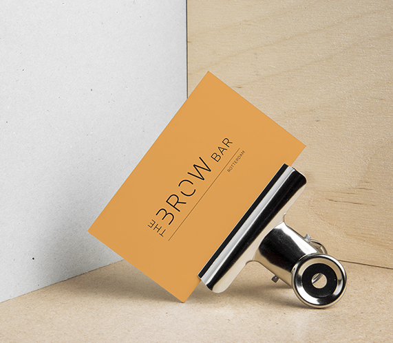 The Brow Bar Rotterdam Business card