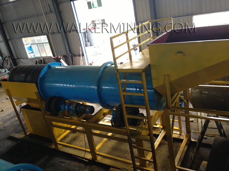 Trommel Scrubber Customized by Walker mining manufacturer walker