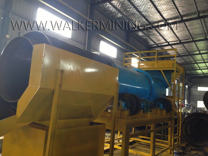 Trommel Scrubber Customized by Walker mining manufacturer walker
