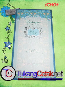 Undangan Pernikahan Murah Tangerang Hard Cover Blue Undangan Pernikahan Murah Tangerang Hard Cover Blue