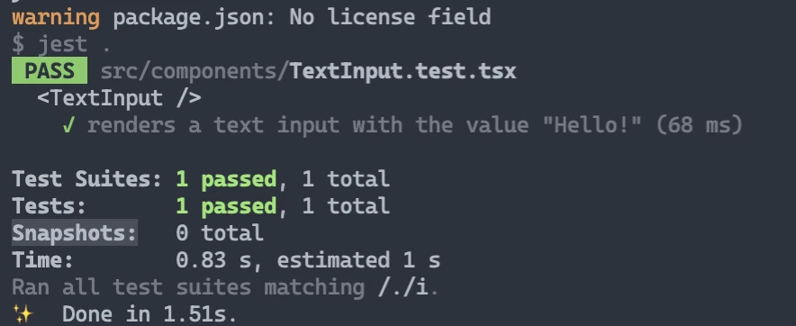 success test