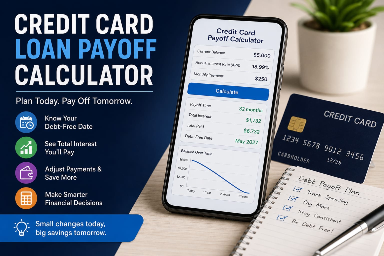 Credit Card Loan Payoff Calculator