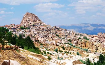 Kapadokya’ya Tepeden Bakış, Uçhisar Kalesi