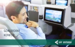 Astana Havayolları'nın Turna.com'a Özel Business Sınıfı İndirim Fırsatını Kaçırmayın!
