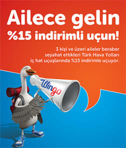 Ailece Gelin %15 İndirimli Uçun!

