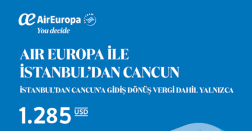 <p>Air Europa ile İstanbul'dan Cancun'a Çok Uygun Fiyatlar</p>