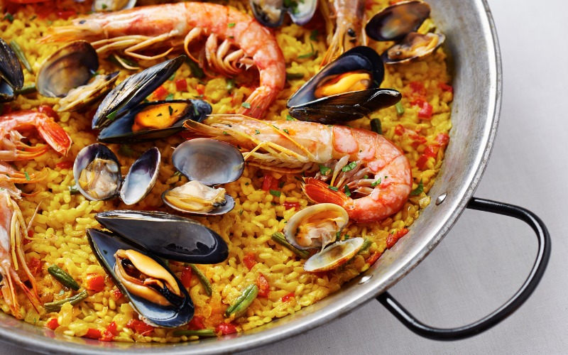 İspanya Yemekleri paella