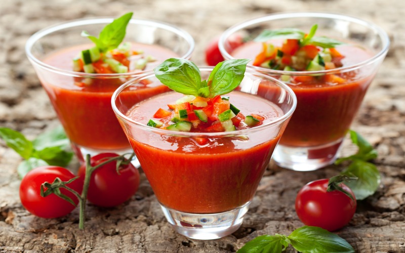 En Güzel İspanya Yemekleri gazpacho