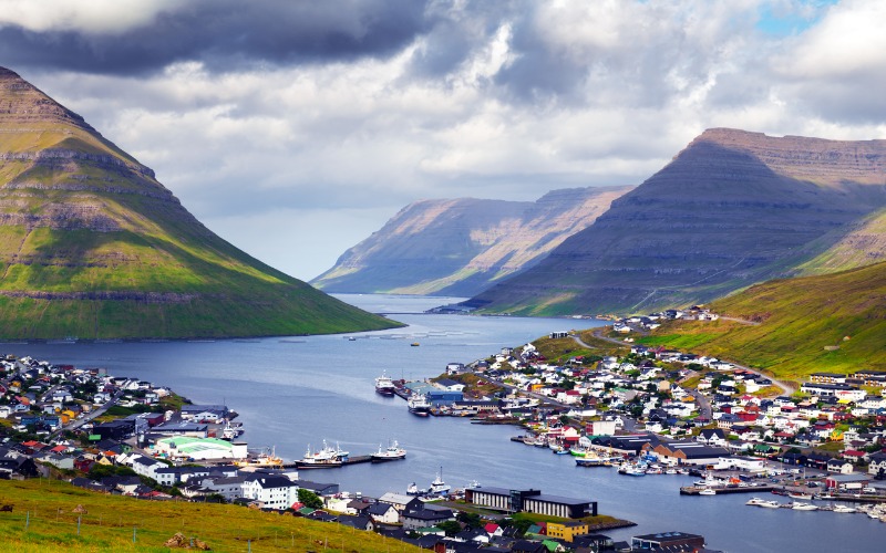 Klaksvík Faroe Adaları gezilecek yerler