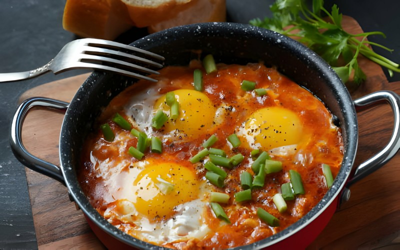 Tunus'ta Ne Yenir shakshuka