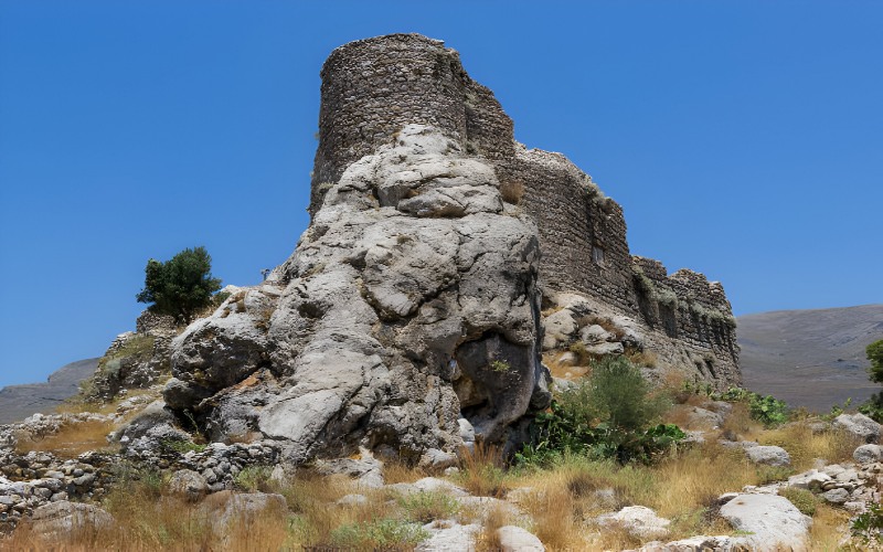 Kalimnos adası gezilecek yerler Chrysocheria Kalesi