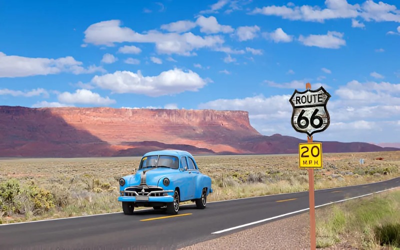 Chigao’dan Los Angeles’a Route 66 (Amerika)