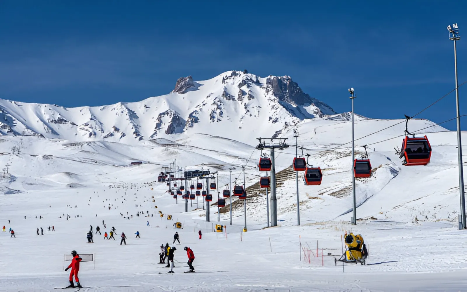 Türkiye'de Kışın Tatile Gidilecek Yerler Erciyes