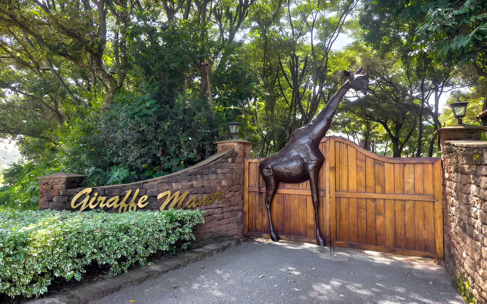 Dünyanın En İlginç Otelleri giraffe manor