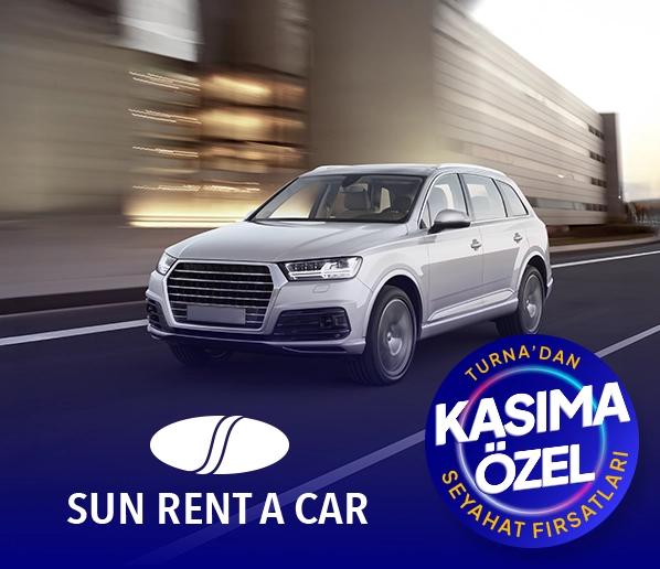 Sun Rent a Car’dan  %13 İndirim Fırsatı!