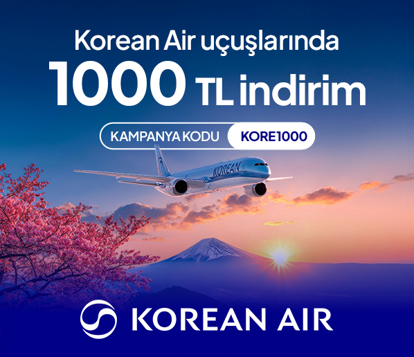 Korean Air Uçuşlarında Turna’ya Özel 1000 TL İndirim!