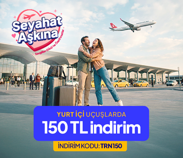 Yurt İçi Uçak Biletlerinde Her Yöne 150 TL İndirim